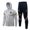 Paris Saint-Germain Hooded Trainingsjacke 2022-23 Hellgraue Für Herren